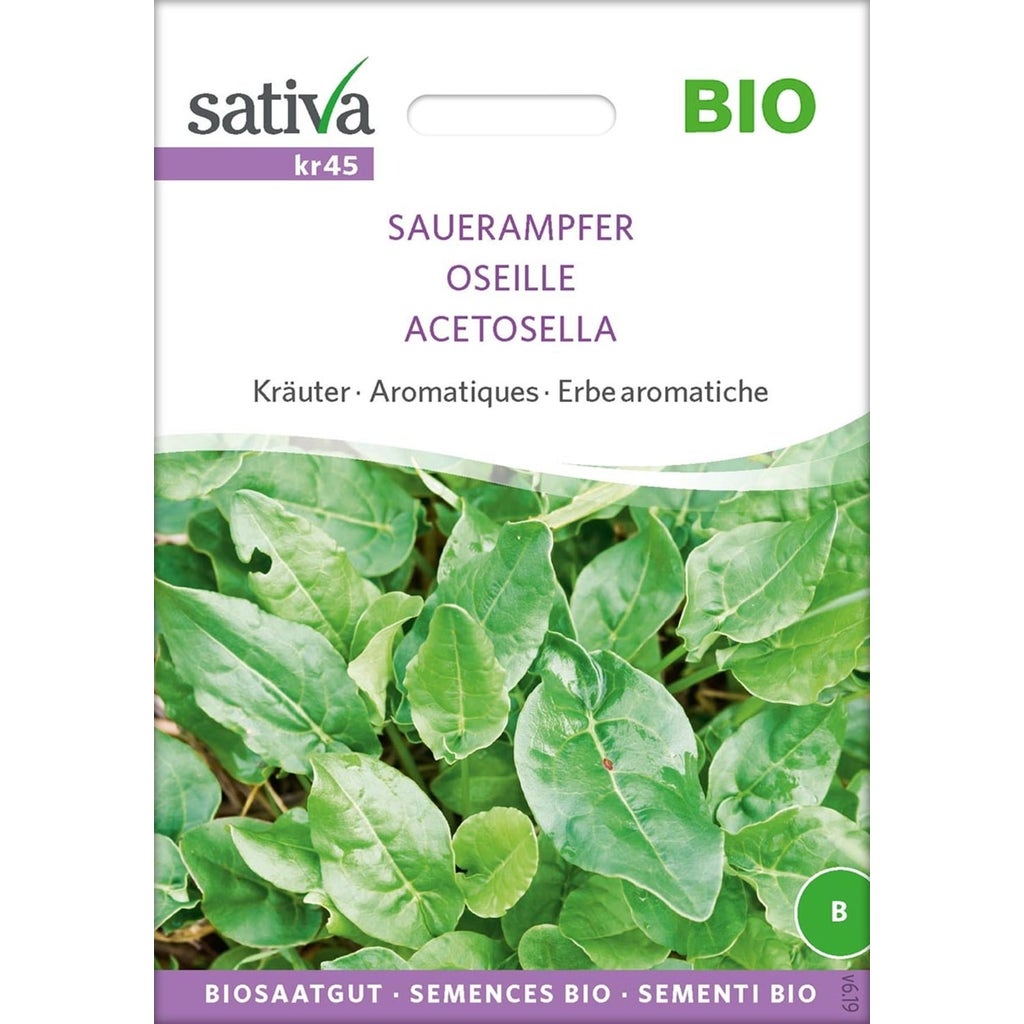 Sativa Bio Kräuter Sauerampfer 1 Packung Bloomling Deutschland