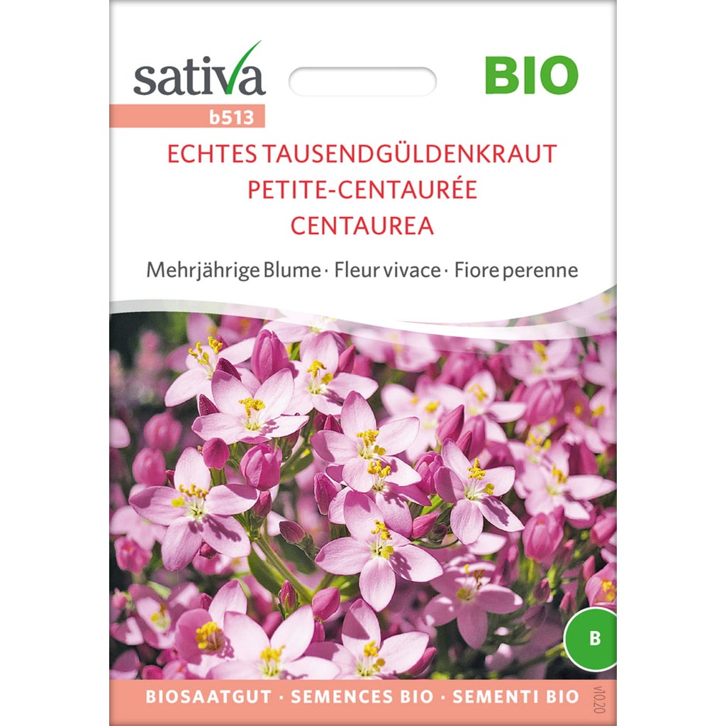 Sativa Bio Mehrj Hrige Blume Echtes Tausendg Ldenkraut Packung