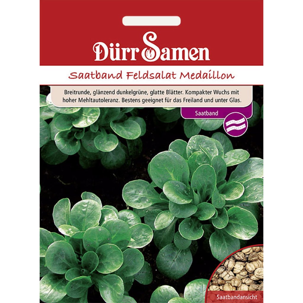 D Rr Samen Saatband Feldsalat Medaillon Packung Bloomling Deutschland