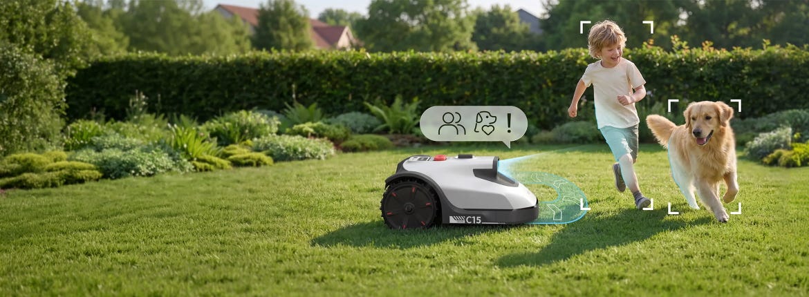 Avec eufy, votre pelouse se tond toute seule !