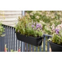 elho Noa L Balcony Box - Living black