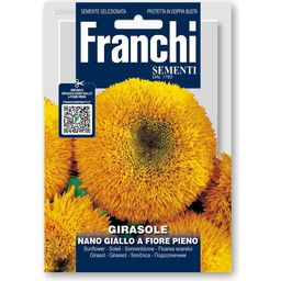 Franchi Sementi Girasole Nano Giallo a Fiore Pieno - 1 pz.