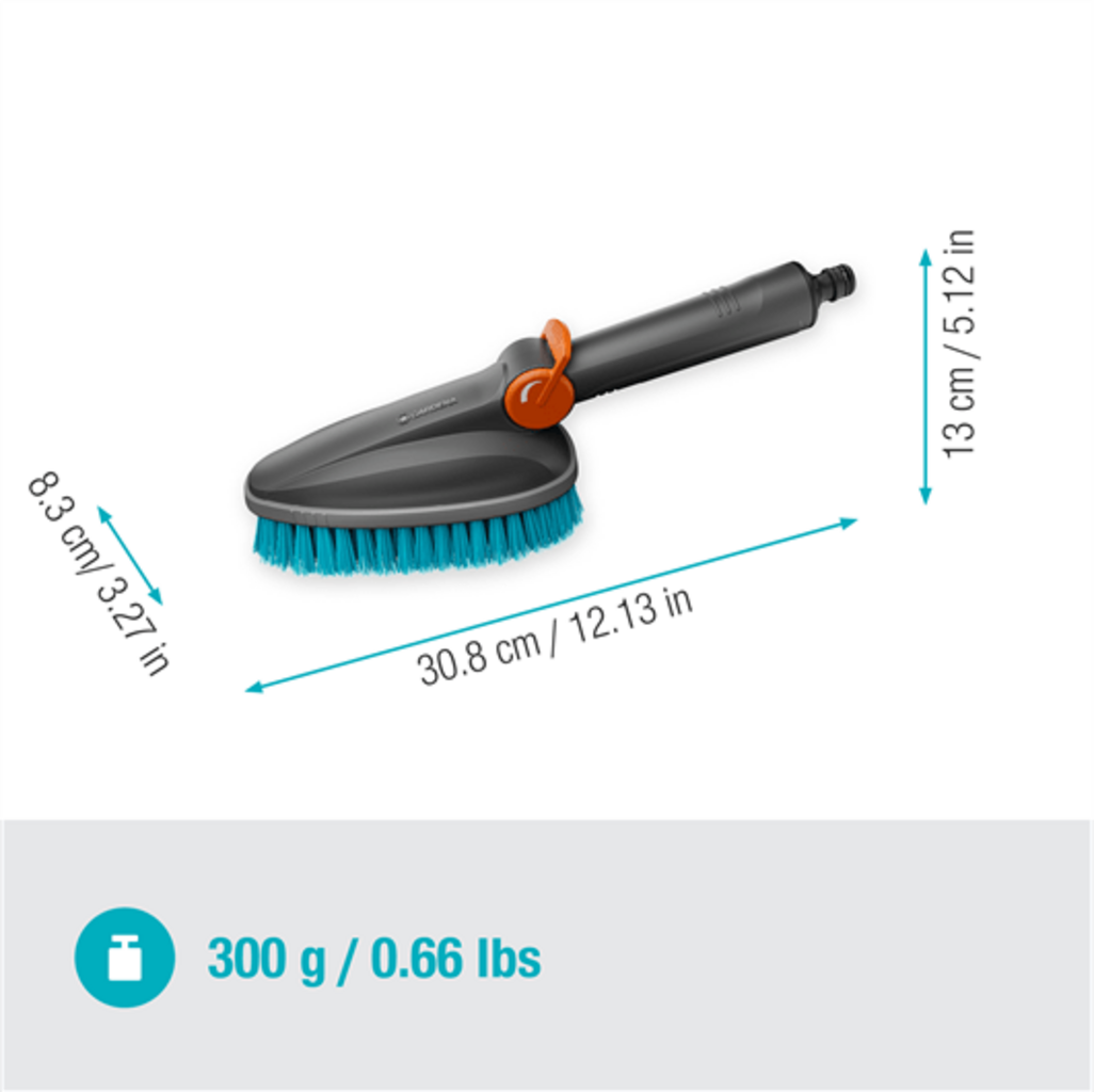 Gardena Cleansystem Hand Brush M hard - Comfort