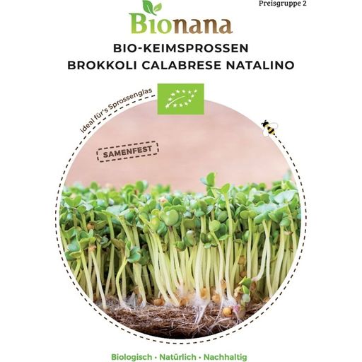Bio Keimsprossen Brokkoli „Calabrese Natalino“ - 1 Pkg