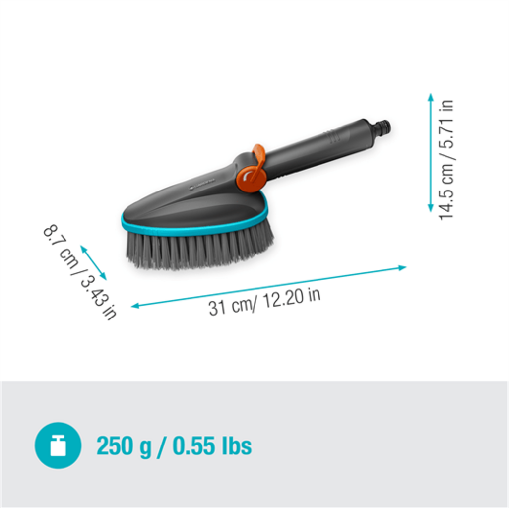 GARDENA Cleansystem Handbürste M soft - Komfort