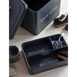 Garden Trading Shoe Shine Box - Dark Grey