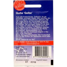 De Bolster Cetriolo Giallo - 1,50 g