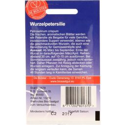 De Bolster Wurzelpetersilie - 2 g