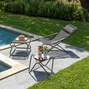 Lafuma TRANSABED Deckchair - Natura - Graphite