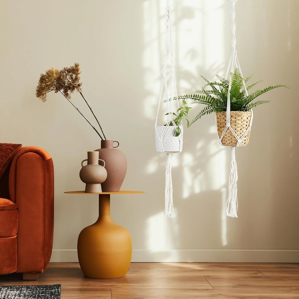 Set de 2 Suspensions pour Fleurs en Macramé