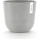 Oslo Planter with Water Reservoir - White-Grey