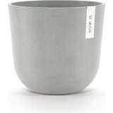 Oslo Planter with Water Reservoir - White-Grey