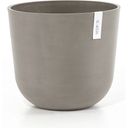 Ecopots Oslo Taupe + Réservoir d'Eau - Ø 35 cm, Höhe 30,50 cm