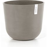 Ecopots Topf Oslo mit Wasserreservoir taupe