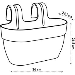 vibia campana felakasztható virágtartó - közepes