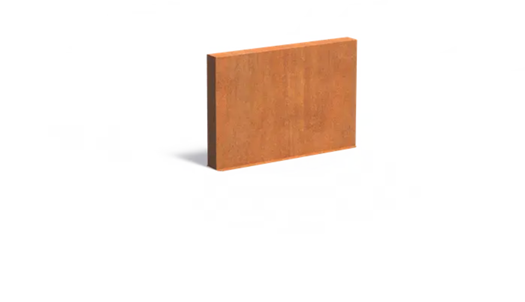 ADEZZ "Basic" Privacy Screen - Corten Steel