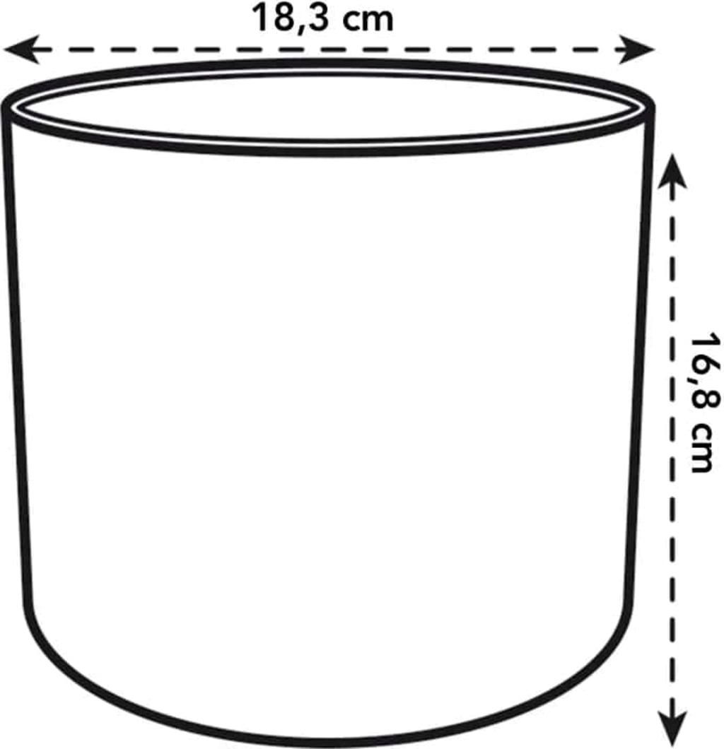 3er Set b. for soft rund Weiss, 14cm, 16cm, 18cm - 1 Set