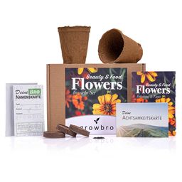 growbro Set da Coltivazione - Fiori Eduli