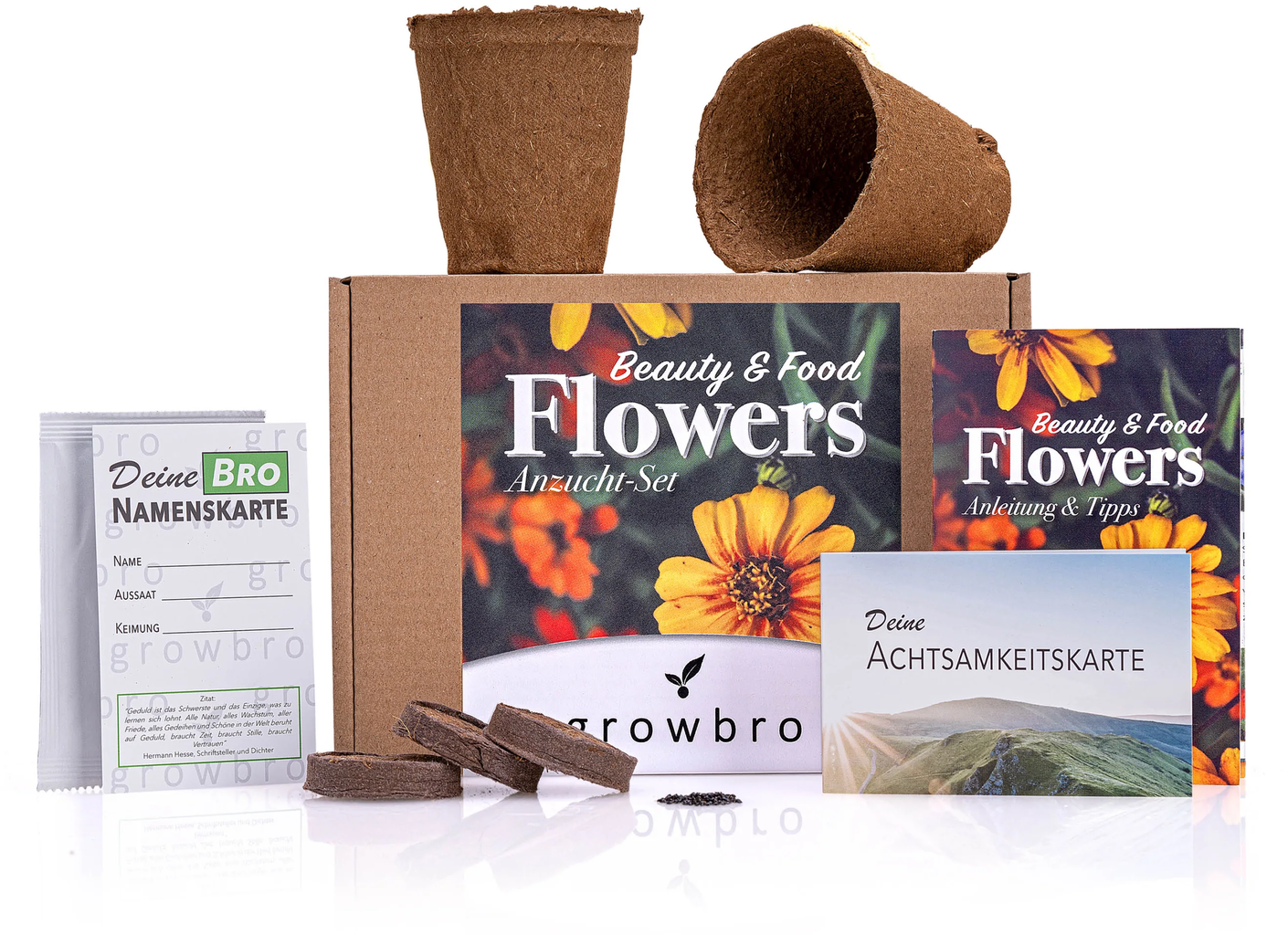 "Beauty and Food Flowers" set za gojenje 