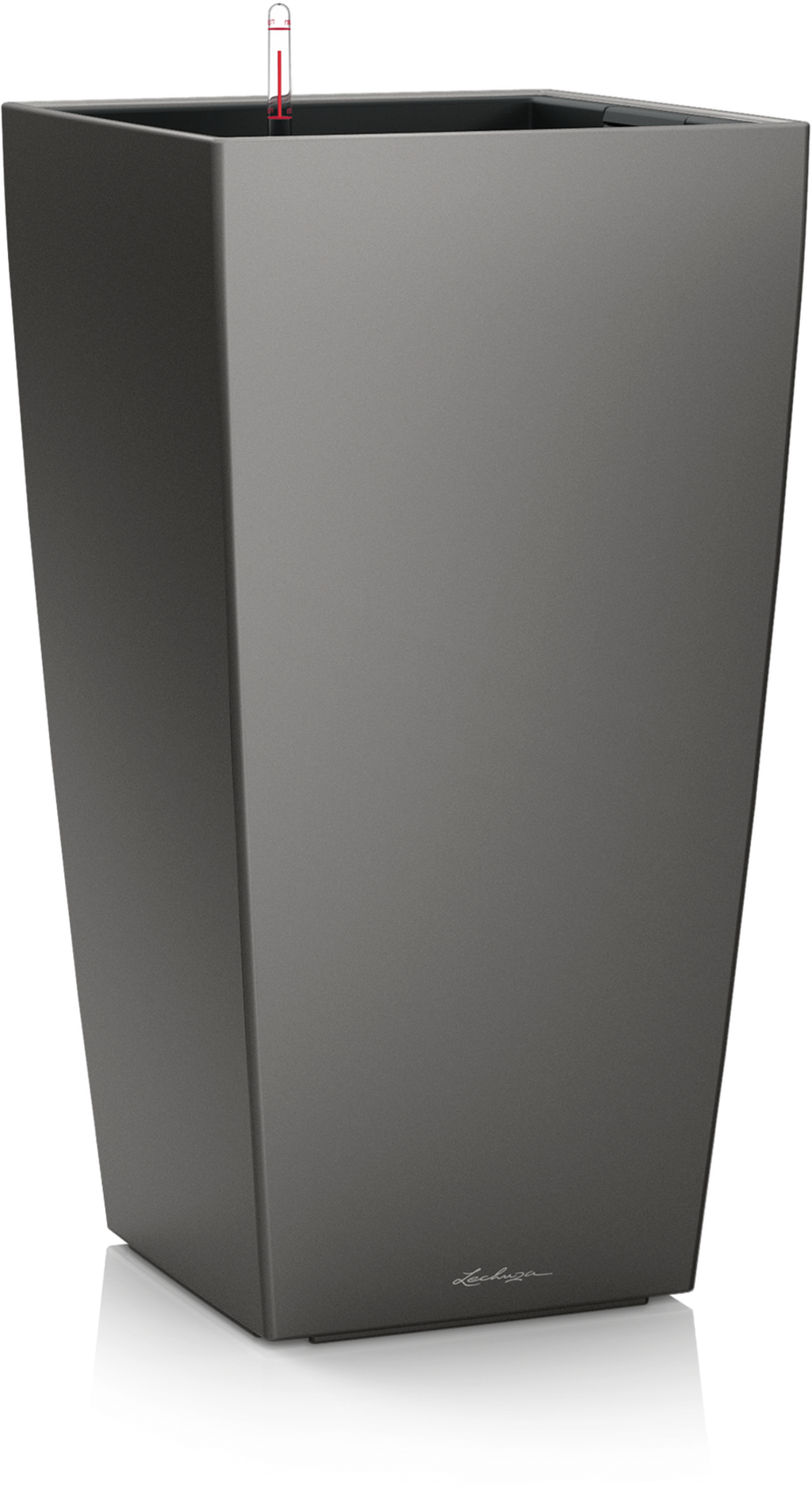 Blomkruka CUBICO Premium 30, antracit metallic