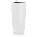 Lechuza CUBICO ALTO Premium 40 Planter - High gloss white