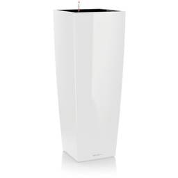 Lechuza CUBICO ALTO Premium 40 Planter - High gloss white