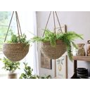 Chic Antique Woven Hanging Basket  - 27 cm