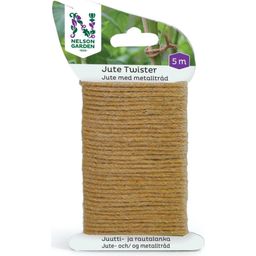 Nelson Garden Jute Twister Plant Wire, Natural 5 m