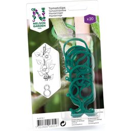 Clips Verts pour Plants de Tomates 6 cm, 20 pcs