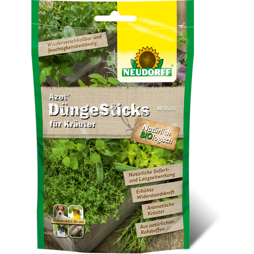 Neudorff Azet Fertiliser Sticks for Herbs - 40 items