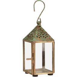 IB Laursen Small Lantern with Floral Pattern - 1 item