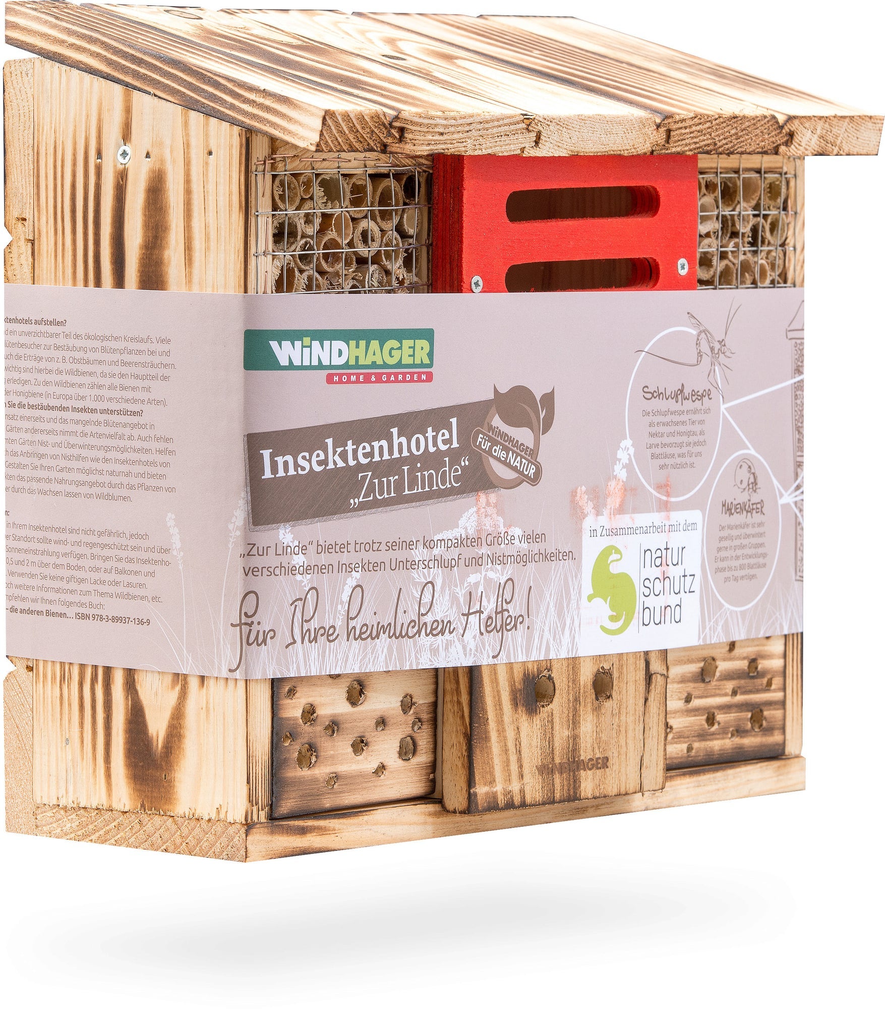 Windhager Linden Insect Hotel - 1 item