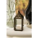 IB Laursen Small Lantern with Floral Pattern - 1 item