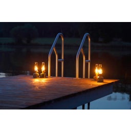 MoriMori LED Lantern with Loudspeaker, Sky Blue