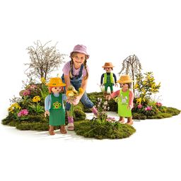 Jardinière avec Tablier Lapin - Edition de Pâques