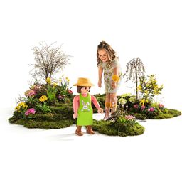 Jardinière avec Tablier Lapin - Edition de Pâques