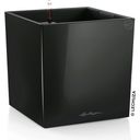 Lechuza CUBE Premium 50 Planter - Black high gloss