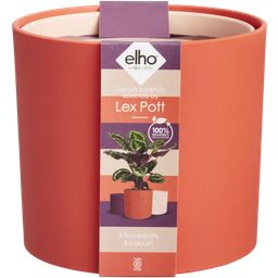 elho Lex Pott Set 14 cm - rouge corail