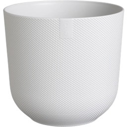 elho jazz rond 35 cm - blanc satiné