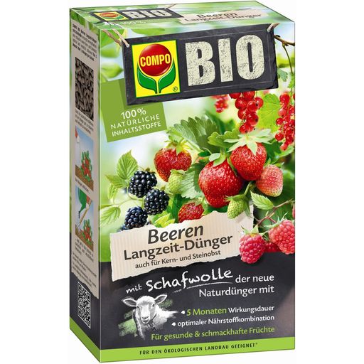 Bio Berry Long-Lasting Fertiliser with Sheep's Wool - 750 grams