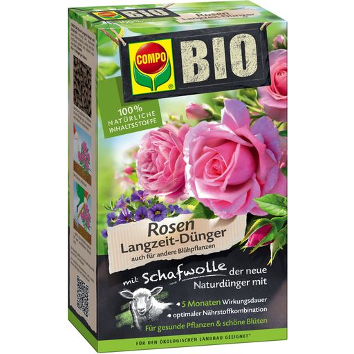 Organic Rose Long-Term Fertiliser with Sheep's Wool