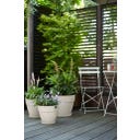 elho vibia campana rond 30 cm - blanc satiné