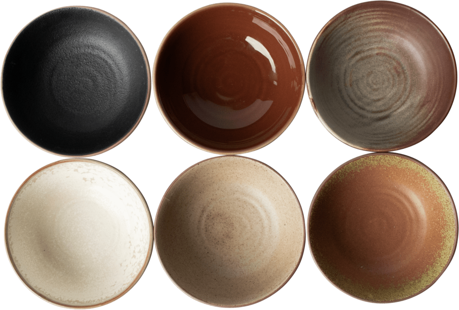 BOWL / Mixed Colours, 6-pack, Large