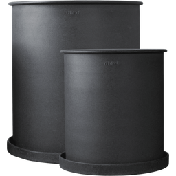 DBKD PLANT POT large, 2 seta - black