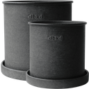 DBKD PLANT POT small, 2 seta - black