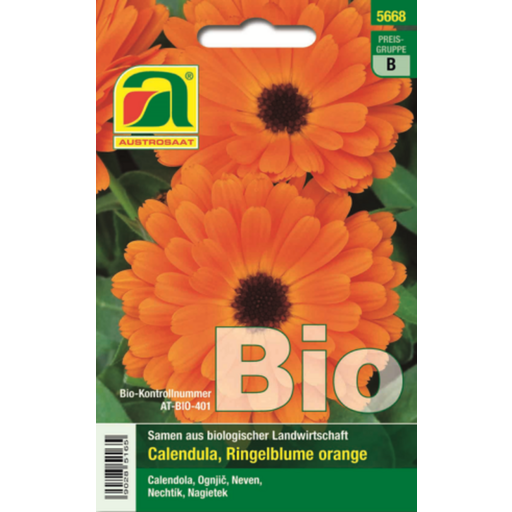 AUSTROSAAT Organic Orange Marigolds - 1 Pkg