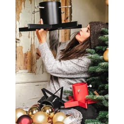 by Benson Support pour Arbre de Noël Star - Red