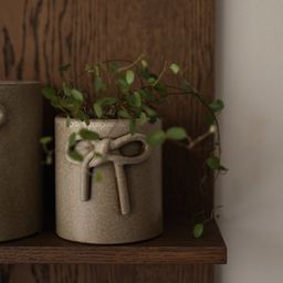 DBKD BOW POT Beige - small