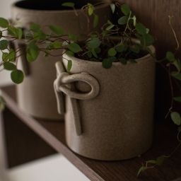 DBKD BOW POT beige - small