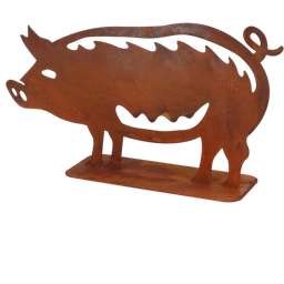 Esschert Design Garden Decor - Rust Pig - 1 item